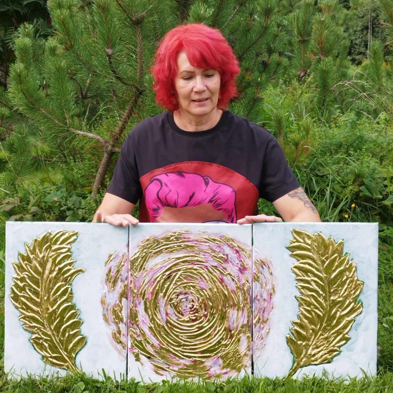 Kunstnik Ülle Puu maalid